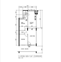 Blk 709 Chong Pang Green (Yishun), HDB 3 Rooms #539874451